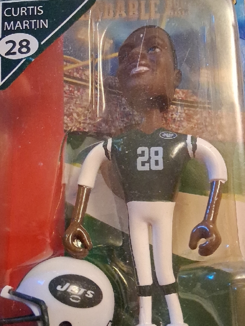 Curtis Martin #28 New York Jets Bobblehead Doll - Green & White